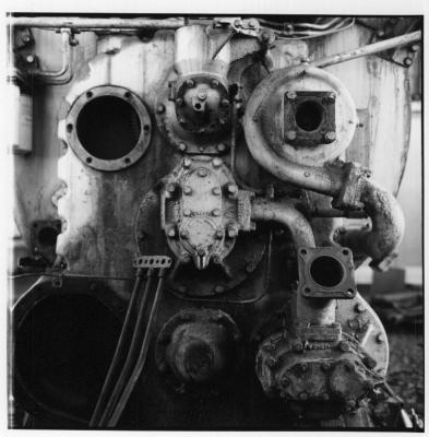 Rolleiflex 3.5E image of a big motor